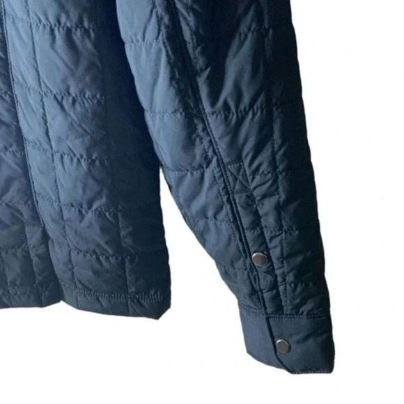 Eddie Bauer Quilted Puff Jacket Women's Size Medium Front Snap Button Pockets - Picture 7 of 10